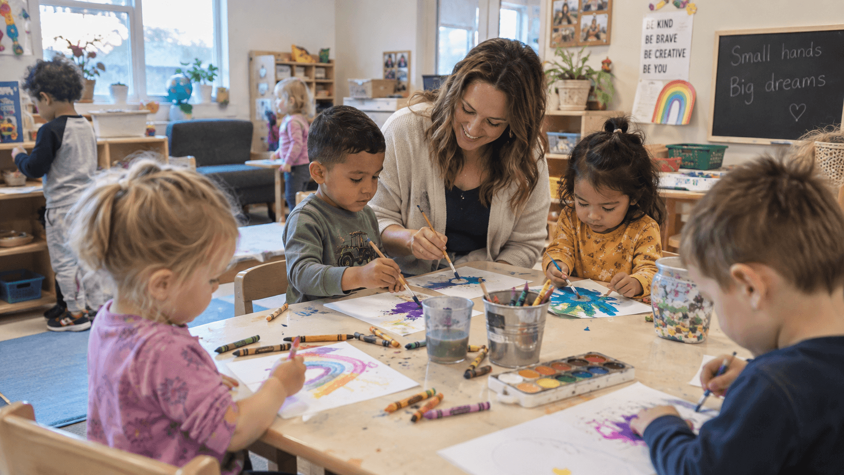 Preschool program room